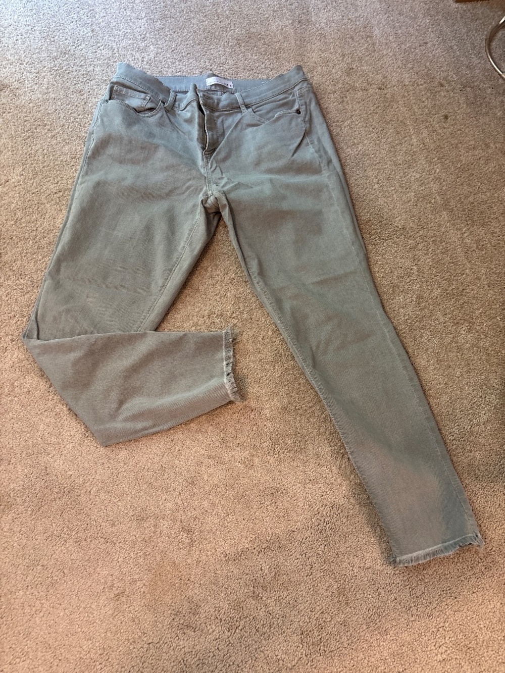 Sage colored ankle pant